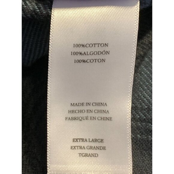 Rails Mens XL Extra Large Blue Black Plaid Button-Up Shirt Cotton Blend NWT New - Picture 9 of 9